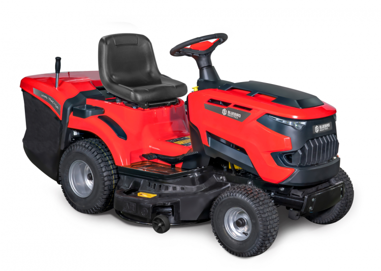 BLUEBIRD LT C 102H TWIN fűgyűjtős fűnyírótraktor Loncin 586ccm 17Le kéthengeres motorral, munkaszélessége 102cm , elektromos késindítás, LED lámpa - hidrohajtás - 6000m2