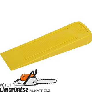 Ochsenkopf műanyag döntőék sárga L 230 x SZ 70 x H 30 mm, 250g