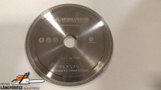 Fűrészlánc élezőkorong - iparigyémánt 3,2 mm, Ø 145 mm, Ø tengely furat 22,2 mm