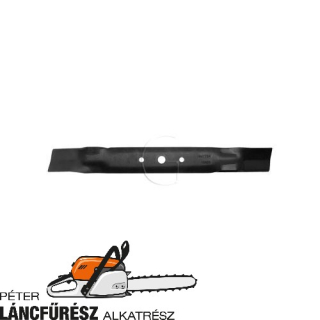 John Deere L100, L110 GX 20249 fűnyíró kés, L 533 mm, Ø szélső furatok 10,5 mm