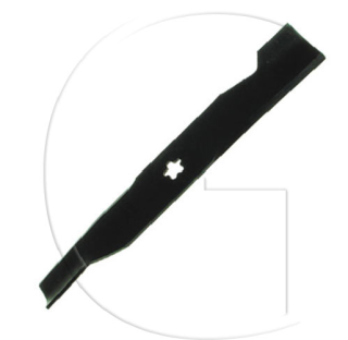 Kynast 1668 fűnyíró kés, L 473 mm, Ø szélső furatok 10,5 mm, vastagság 3 mm