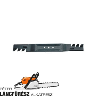 Toro 108-9764-03 fűnyíró kés, L 551 mm, W 57 mm, Ø tengely furat 11,1 mm