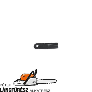 Westwood 4870 fűnyíró kés, L 174 mm, W 50 mm, Ø tengely furat 16 mm 