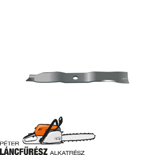 Murray 38” cut 09510E701 fűnyíró kés L 495,3 mm, vastagság 3,4 mm, W 63,5 mm 