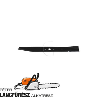 Simplicity 0101-02079 fűnyíró kés, L 470 mm, Ø szélső furatok 10,3 mm