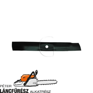 John Deere M156558 fűnyíró kés, L 540 mm, vastagság 4 mm, W 70 mm 