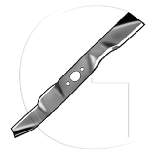 Oleo Mac G48 PE mulcher 66130045 fűnyíró kés, L 457 mm, Ø szélső furatok 10,3 mm