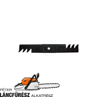 Scag 90-2T/TH, 90-4T/TH 48108 fűnyíró kés, L 457 mm, Ø tengely furat 15,9 mm 