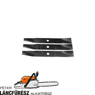 Toro 106637, 3-10607 fűnyíró kés, L 406 mm, vastagság 4,6 mm, W 50,8 mm (3db)
