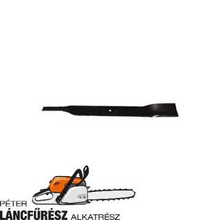 AMF 39311 fűnyíró kés, L 461 mm, vastagság 3,7 mm, W 50,8 mm 