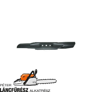 Toro 71-8210 fűnyíró kés, L 476 mm, Ø szélső furatok 10,2 mm