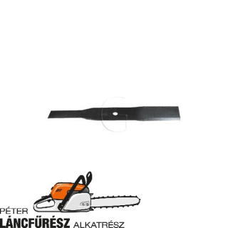 Gravely 38947 fűnyíró kés, L 431 mm, vastagság 6 mm, W 50,8 mm 