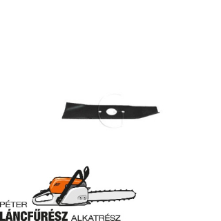 Simplicity 108501 fűnyíró kés, L 330 mm, Ø szélső furatok 9,5 mm