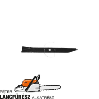 Simplicity 1656143 fűnyíró kés, L 424 mm, Ø szélső furatok 10,3 mm 