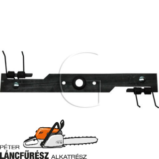 Honda fűnyíró kés, L 410 mm, Ø szélső furatok 9,9 mm, vastagság 4 mm