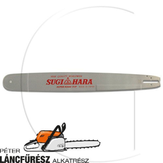 Sugi-Hara Stihl nagy E031 orrpáncélos 63cm 3/8"/0,404" 1,6mm 84sz vezető, tömör