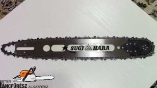 Sugi-Hara ST2U-3Q45 cserélhető orrú Stihl 45cm 3/8 1,6mm 66sz Oregon LPX lánccal