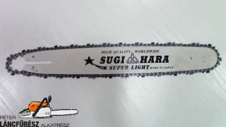 Sugi-Hara SL2M-OL40 normál Stihl 40cm 3/8p 1,3mm 55sz Oregon VXL lánccal