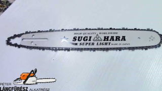 Sugi-Hara BM2M-OL35 normál Hq 35cm 3/8p 1,3 52sz Oregon LPX lánccal