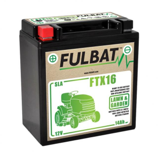 Fulbat akkumulátor ftx16 (husqvarna) 12V 14Ah 150x87x161mm zselés, + bal