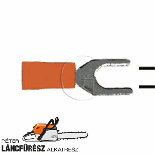 Vég/csatlakozó - 10 db, W: 4,1  Ø kabel: 0,5 - 1 mm² 