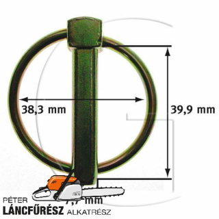 Rugos biztosito kor 5db csap 7,7x39,9mm , gyűrű 38,3mm