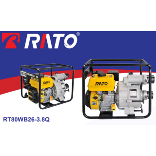 RATO RT80 WB26-3.8Q zagyszivattyú 210ccm 5,2Le, 60.000l/h (1.000liter/perc)