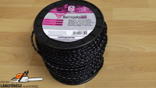 TORNADO 3.9 mm 128 m, ovális sodrott zajcsökkentett Copolymer