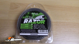 Razor 2 mm 15 m damilszál, csavart, zajcsökkentett, erős