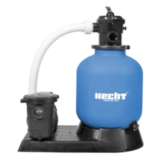 HECHT 302016 - Homokszűrős vízforgató előszűrővel 16" 7,9m3/h 45kg 220V 550W