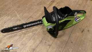 Greenworks GD40CS18 akkumulátoros láncfűrész 40V 40cm, aksi és töltő nélkül