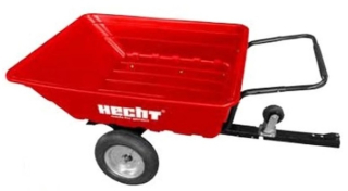 Hecht 53080 - Utánfutó kerti szállító fűnyírótrakihoz, billenős  300 kg