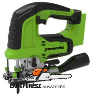 Dekopírfűrész akkumulátoros Greenworks GD24JS 24v akku és töltő nélkül