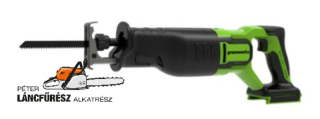 Orrfűrész akkumulátoros Greenworks GD24RS 24v szénkefe nélküli akku és töltő nélkül