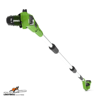 Ágvágó akkumulátoros Greenworks G24PS20 24v akku és töltő nélkül