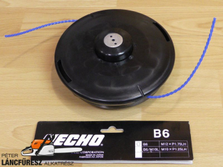ECHO BCLS 520 B6 damilfej 160mm átmérő 12mm x 1,75mm