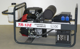 TR-13E áramfejlesztő Honda GX-630, 13KVA, áram 56A, önindítós, 2x230V, 1x400V