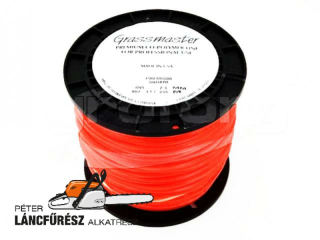 Grassmaster damil 2.4mm szögletes 246 méter