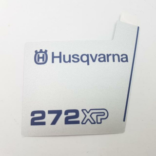 Matrica Husqvarna 272XP indító fedélre  - eredeti