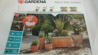Micro-drip Gardena 13001-20 induló készlet cserepes növényekhez m-méret