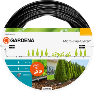 Micro-drip Gardena indulókészlet 50m csepegtetőcső,alapelem