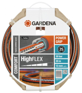 Locsolótömlő Gardena 1/2"-20, méter Comfort Highflex csavarodásmentes 30, bár
