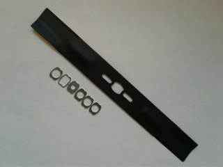 Fűnyíró kés több típus 480mm, univerzális, egyenes, betétgyűrűvel