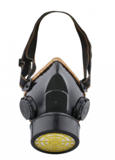 Védő maszk, arcmaszk (aktív szenes szűrővel RC203)