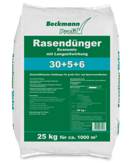 Beckmann - Tavaszi hosszú hatású gyeptrágya 30+5+6 , 25kg