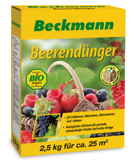 Beckmann szerves-ásványi növénytáp eperhez, szőlőhöz és gyümölcsökhöz 2,5kg