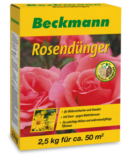 Beckmann szerves-ásványi növénytáp rózsákhoz és virágzó évelő növényekhez 2,5kg
