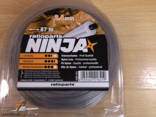NINJA fűkaszadamil 2,4mmx87m kör - szálerősített