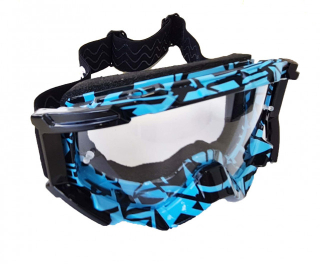 ATV / Enduro / Motor Cross szemüveg (kék)