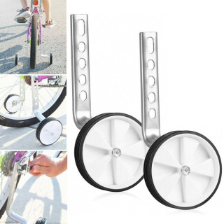 Műanyag állítható kerékpár segédkerekek (2. modell)